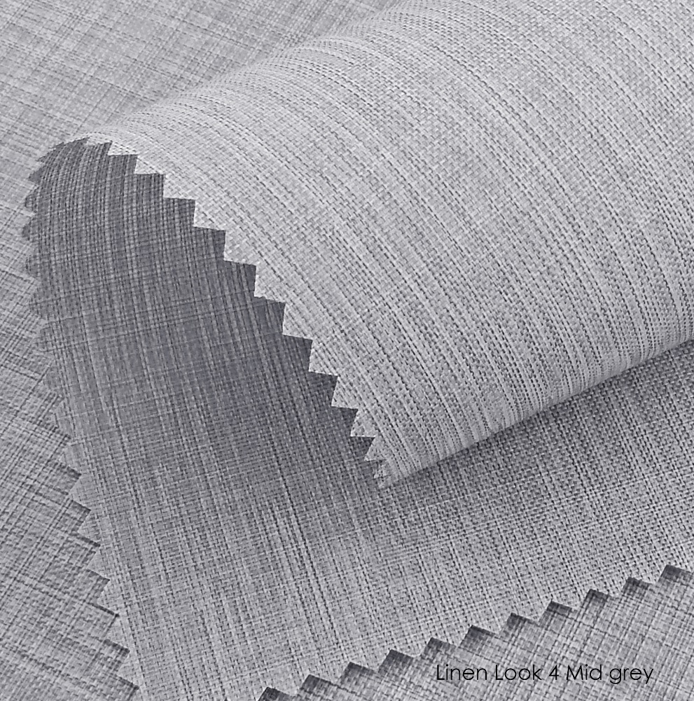 Linen look 04 mid grey