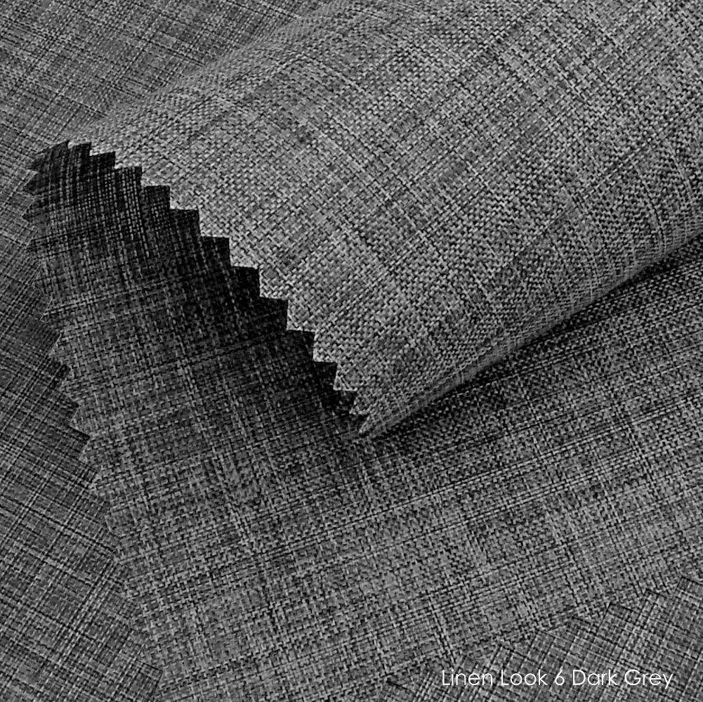 Linen look 06 dark grey